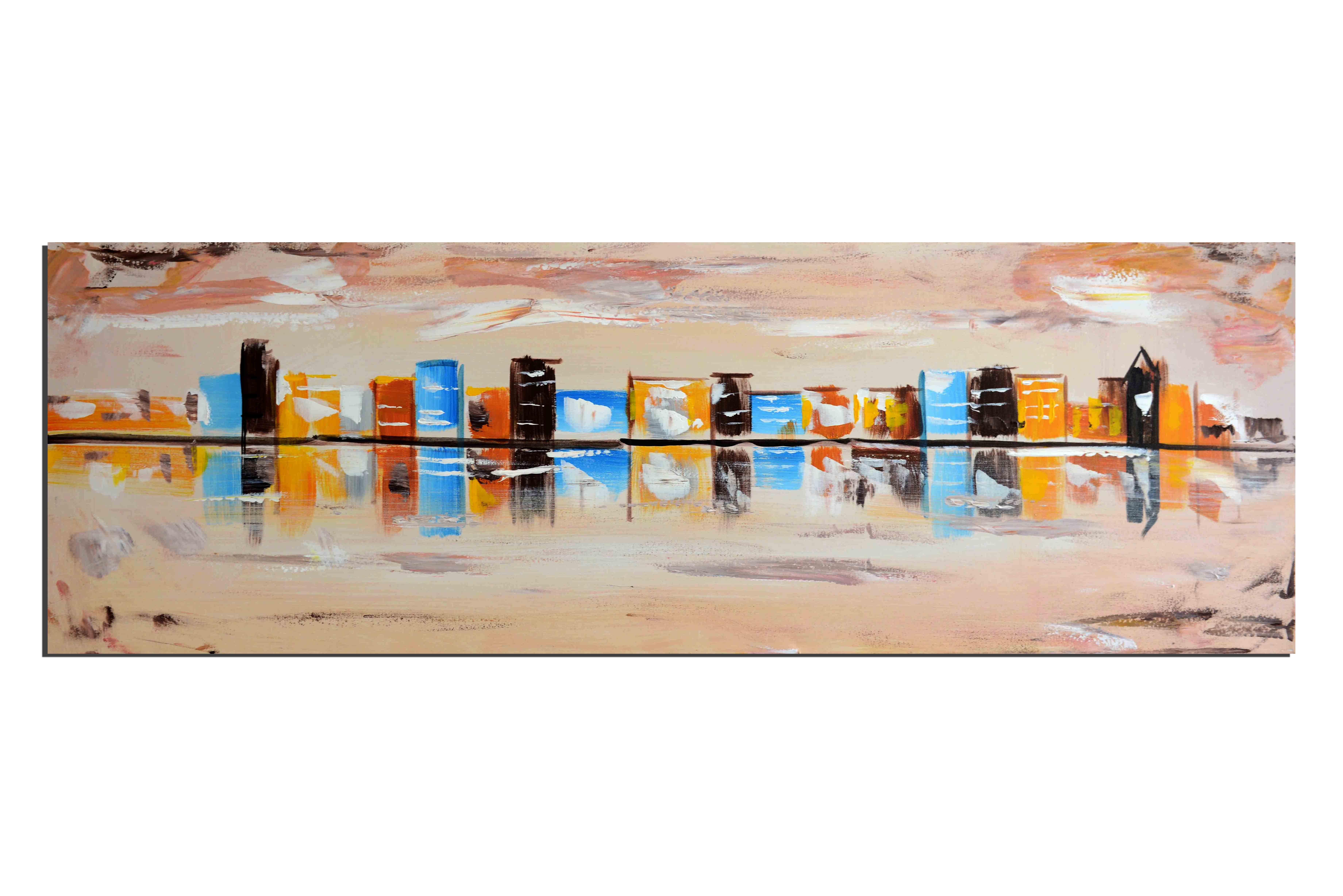 Peinture Abstraite Ville Rue Peinture Abstraite Ville Rue